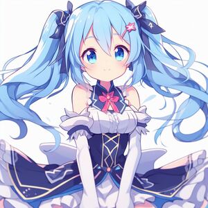 Bing AI 製 二次元イラスト 魔法少女風