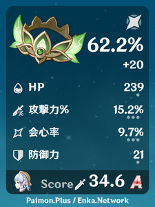 氷風会心ダメ冠 34.6