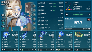 綾華ステータス