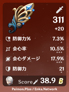 断章 羽 38.9%